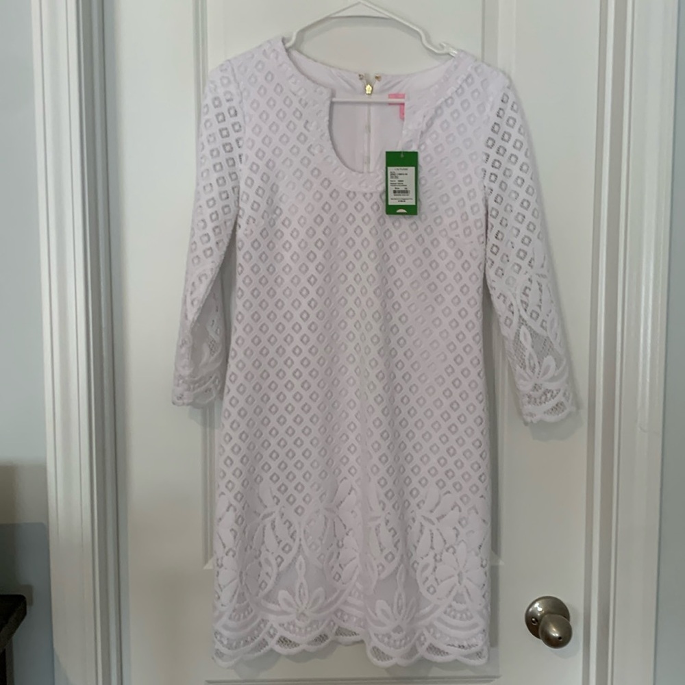 Lilly Pulitzer size XS resort white paradise island dress
